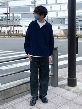 かとしょーさん（メンズ・180cm）の春コーディネート