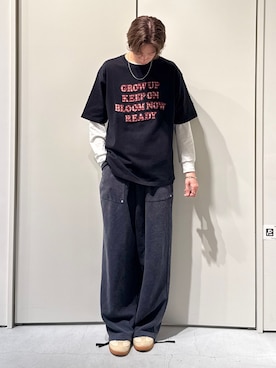 かとしょーさん（メンズ・180cm）の春コーディネート