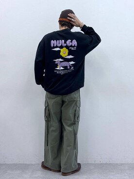 「RAGEBLUE（レイジブルー）のアイテム（ニットキャップ/ビーニー）」を使った、しゅうさん（メンズ・175cm）の冬コーディネート