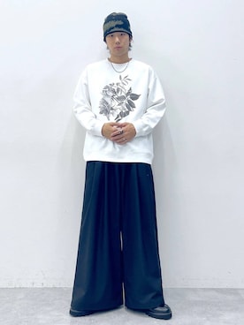 「RAGEBLUE（レイジブルー）のアイテム（ニットキャップ/ビーニー）」を使った、しゅうさん（メンズ・175cm）の秋コーディネート