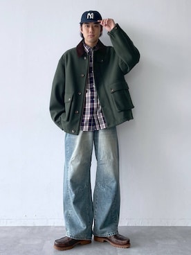 「POLO BCS（ポロ ビーシーエス）のアイテム」を使った、しゅうさん（メンズ・175cm）の秋コーディネート