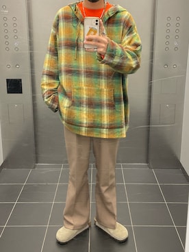 「Wrangler」｜「アイテム（アクセサリー）」を使った、しゅうさん（メンズ・175cm）の春コーディネート