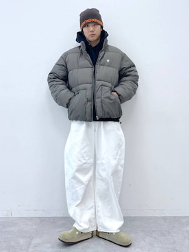 「RAGEBLUE（レイジブルー）のアイテム（ニットキャップ/ビーニー）」を使った、しゅうさん（メンズ・175cm）の秋コーディネート