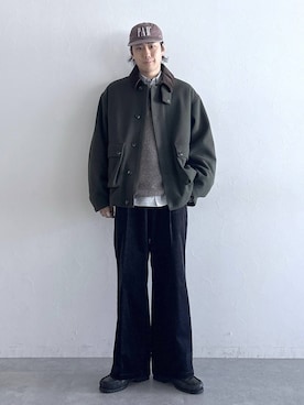 「RAGEBLUE（レイジブルー）のアイテム（ブルゾン）」を使った、しゅうさん（メンズ・175cm）の冬コーディネート
