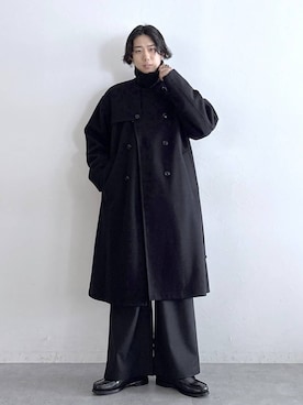 「アイテム（トレンチコート）」を使った、しゅうさん（メンズ・175cm）の秋コーディネート