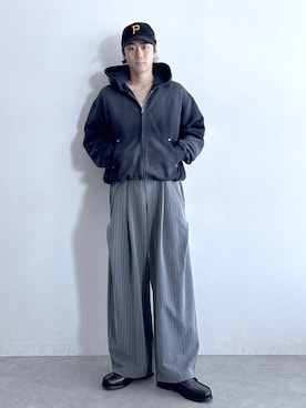 「RAGEBLUE（レイジブルー）のアイテム（アクセサリー）」を使った、しゅうさん（メンズ・175cm）の冬コーディネート