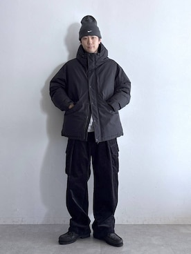 「RAGEBLUE（レイジブルー）のアイテム（パンツ）」を使った、しゅうさん（メンズ・175cm）の冬コーディネート