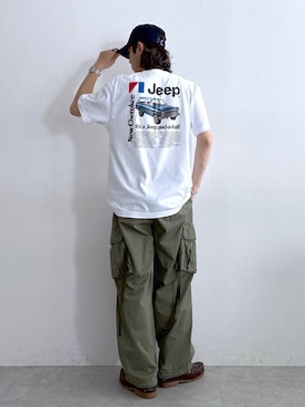 「RAGEBLUE（レイジブルー）のアイテム（帽子）」を使った、しゅうさん（メンズ・175cm）の夏コーディネート