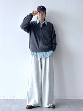 「RAGEBLUE（レイジブルー）のアイテム（帽子）」を使った、しゅうさん（メンズ・175cm）の春コーディネート