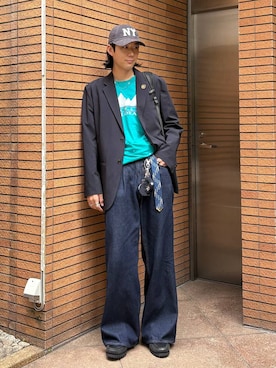 「RAGEBLUE（レイジブルー）のアイテム」を使った、しゅうさん（メンズ・175cm）の夏コーディネート