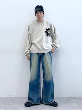 「RAGEBLUE（レイジブルー）のアイテム（ニットキャップ/ビーニー）」を使った、しゅうさん（メンズ・175cm）の秋コーディネート