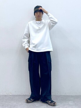 「RAGEBLUE（レイジブルー）のアイテム（ニットキャップ/ビーニー）」を使った、しゅうさん（メンズ・175cm）の秋コーディネート