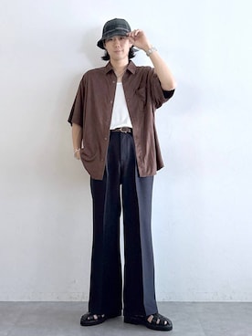 「RAGEBLUE（レイジブルー）のアイテム（アクセサリー）」を使った、しゅうさん（メンズ・175cm）の夏コーディネート