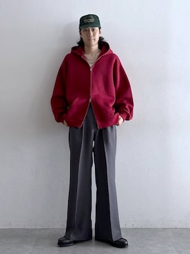 「RAGEBLUE（レイジブルー）のアイテム（パーカー）」を使った、しゅうさん（メンズ・175cm）の秋コーディネート