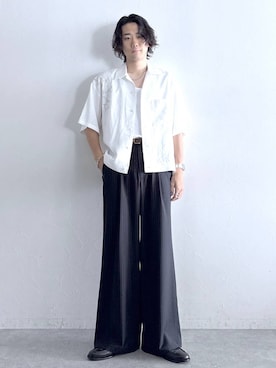 「RAGEBLUE（レイジブルー）のアイテム」を使った、しゅうさん（メンズ・175cm）の夏コーディネート