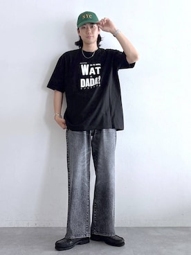 「RAGEBLUE（レイジブルー）のアイテム（帽子）」を使った、しゅうさん（メンズ・175cm）の夏コーディネート