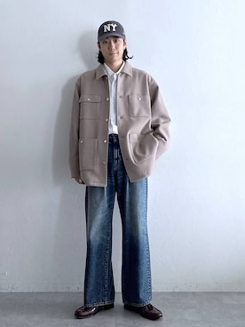 「RAGEBLUE（レイジブルー）のアイテム（ジャケット/アウター）」を使った、しゅうさん（メンズ・175cm）の秋コーディネート