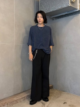 「RAGEBLUE（レイジブルー）のアイテム（財布/小物）」を使った、しゅうさん（メンズ・175cm）の夏コーディネート