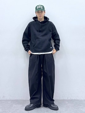 「DISCUS（ディスカス）のアイテム」を使った、しゅうさん（メンズ・175cm）の秋コーディネート