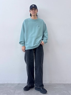 「RAGEBLUE（レイジブルー）のアイテム（スウェット）」を使った、しゅうさん（メンズ・175cm）の春コーディネート