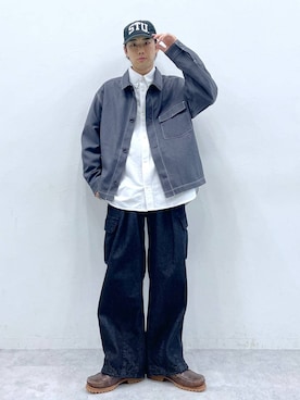 「POLO BCS（ポロ ビーシーエス）のアイテム」を使った、しゅうさん（メンズ・175cm）の秋コーディネート