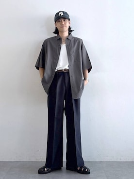 「RAGEBLUE（レイジブルー）のアイテム（アクセサリー）」を使った、しゅうさん（メンズ・175cm）の夏コーディネート