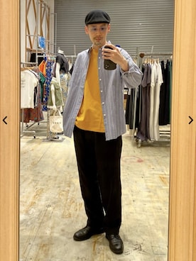 「SMITH'S（スミス）のアイテム」を使った、coen officialさん（メンズ・173cm）の春コーディネート