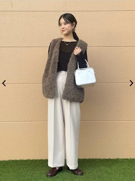 「coen（コーエン）のアイテム」を使った、coen officialさん（骨格ウェーブ・レディース・162cm）の秋コーディネート