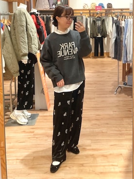 「アイテム（ブルゾン）」を使った、coen officialさん（レディース・155cm）の秋コーディネート