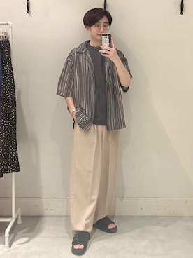 coen officialさん(メンズ・166cm)の夏コーディネート
