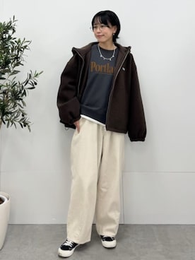 「PENNEYS（ぺニーズ）のアイテム」を使った、coen officialさん（レディース・158cm）の冬コーディネート