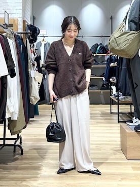 「coen（コーエン）のアイテム」を使った、coen officialさん（骨格ウェーブ・レディース・157cm）の秋コーディネート