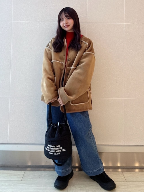 セール】リバーシブル ノーカラーコーデュロイブルゾン【インフル