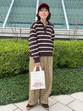 「POLO BCS（ポロ ビーシーエス）のアイテム」を使った、coen officialさん（レディース・157cm）の秋コーディネート