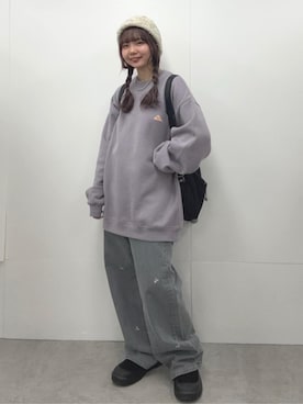 「HIGHLAND 2000（ハイランドトゥーサウザンド）のアイテム」を使った、coen officialさん（レディース・153cm）の冬コーディネート