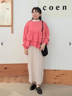 coen officialさん（レディース・157cm）の秋コーディネート