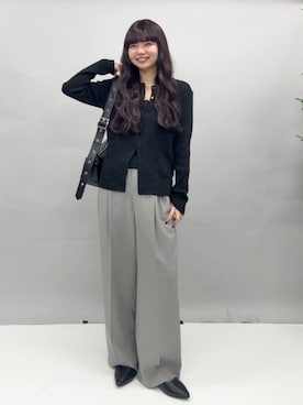 「coen（コーエン）のアイテム（バッグ）」を使った、coen officialさん（レディース・153cm）の春コーディネート