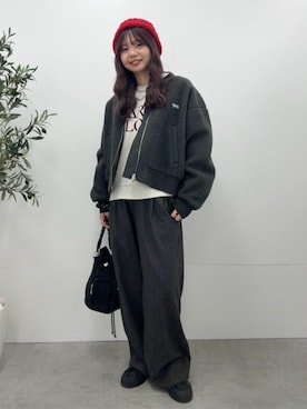 「coen（コーエン）のアイテム」を使った、coen officialさん（レディース・153cm）の秋コーディネート