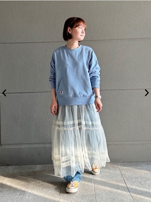 SunnySports別注ハートバックプリントスウェット