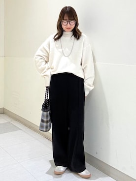 coen officialさん（レディース・157cm）の冬コーディネート