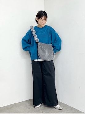 「Dickies（ディッキーズ）のアイテム（チノパンツ）」を使った、coen officialさん（骨格ウェーブ・レディース・159cm）の秋コーディネート