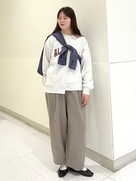 「coen（コーエン）のアイテム」を使った、coen officialさん（レディース・163cm）の秋コーディネート