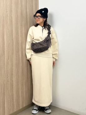 coen officialさん（レディース・158cm）の冬コーディネート