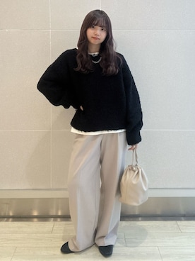 「coen（コーエン）のアイテム」を使った、coen officialさん（レディース・153cm）の秋コーディネート