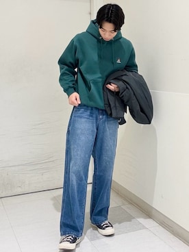 「アイテム（その他アウター）」を使った、coen officialさん（メンズ・175cm）の冬コーディネート