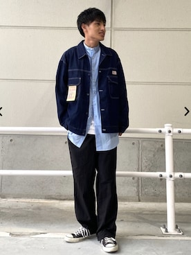 「SMITH'S（スミス）のアイテム」を使った、coen officialさん（メンズ・172cm）の秋コーディネート