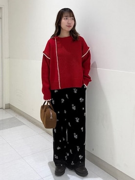 「coen（コーエン）のアイテム（ショルダーバッグ）」を使った、coen officialさん（レディース・157cm）の秋コーディネート