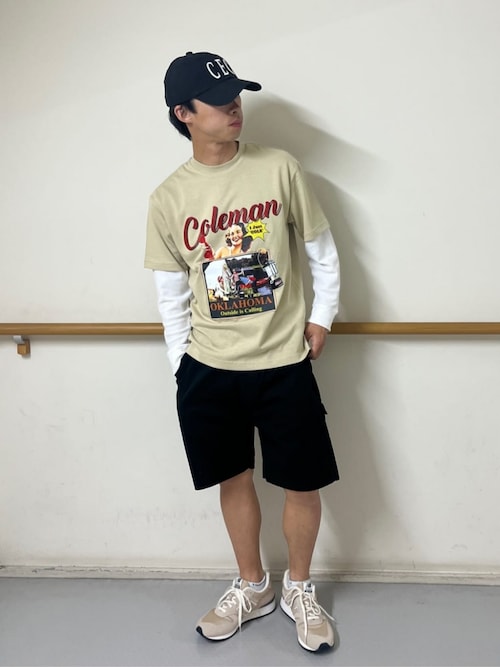PEOPLESTYLE レトロ プリント Tシャツ ヴィンテージ カジュアル プリント Tシャツ / old print T-shirt | NVC vintage