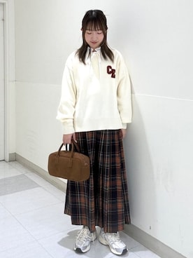 「coen（コーエン）のアイテム」を使った、coen officialさん（レディース・157cm）の秋コーディネート