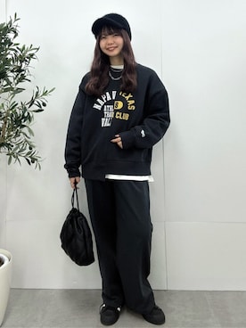 「coen（コーエン）のアイテム」を使った、coen officialさん（レディース・153cm）の秋コーディネート